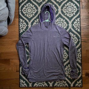 Long Sleeve NIKE Running Dri-Fit thin hoodie
